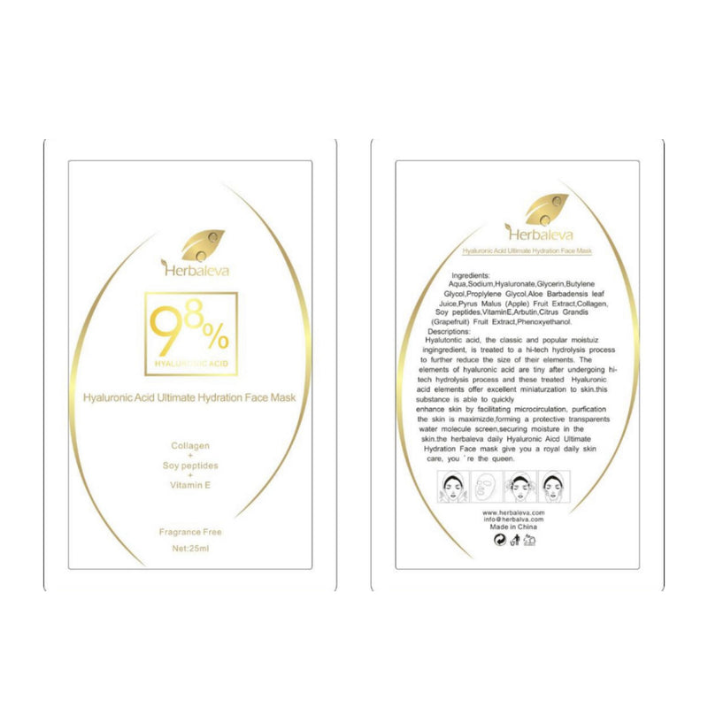 Hyaluronic Acid Face Mask - Herbaleva 